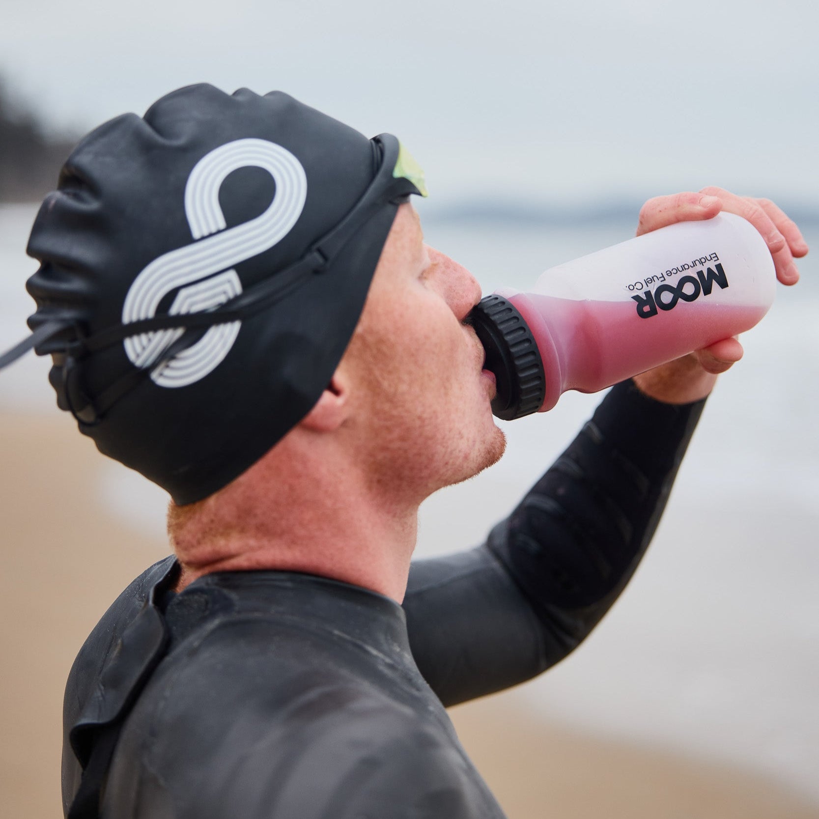 Moor Drink Mix - Bulk 15 Serves & Drink Bottle Bundle - Raspberry