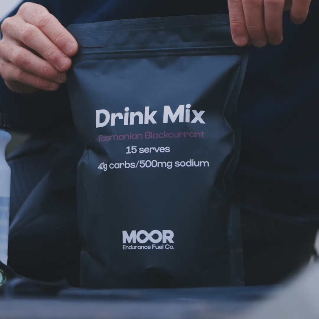 Moor Drink Mix - Bulk 15 Serves & Drink Bottle Bundle - Blackcurrant